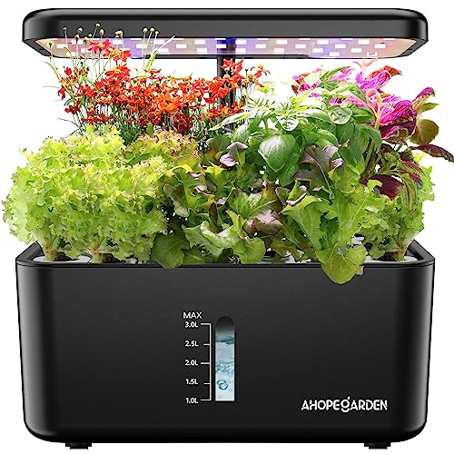 10-Pod Indoor Hydroponic Garden System with LED Light