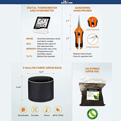 Complete Indoor Grow Kit with Fan and Hut