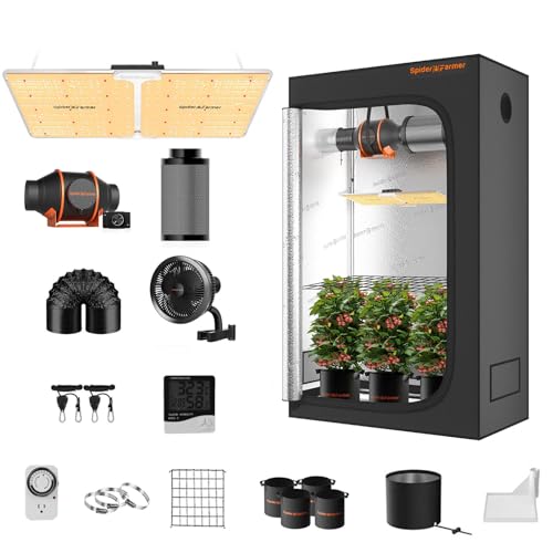 Spider Farmer SF2000 Complete Hydroponic Grow Tent Kit