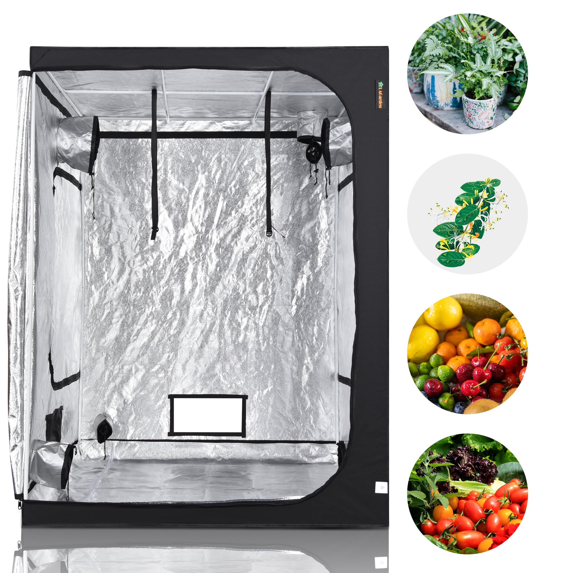 LAGarden 5x5' Indoor Hydroponic Grow Tent