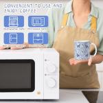 Blue French Toile Golden Retriever Coffee Mug