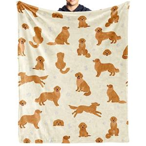 Golden Retriever Fleece Throw Blanket for Everyone