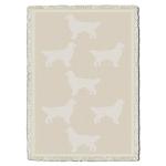 Golden Retriever Tapestry Blanket for Dog Lovers