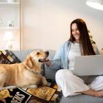 Golden Retriever Throw Blanket for Dog Lovers