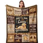 Cozy Golden Retriever Blanket for Dog Lovers