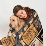 Golden Retriever Throw Blanket for Dog Lovers