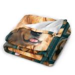 Cozy Golden Retriever Throw Blanket for Everyone