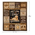 Cozy Golden Retriever Blanket for Dog Lovers