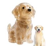 Golden Retriever Keepsake Hair Collection Keychain