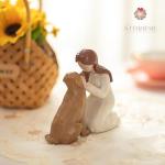 Golden Retriever Sympathy Gift Figurine for Dog Lovers