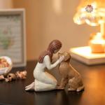 Golden Retriever Sympathy Gift Figurine for Dog Lovers