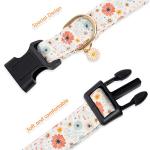Faygarsle Flower Charm Collar for Golden Retrievers