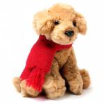 Adorable Golden Retriever Christmas Plush Toy