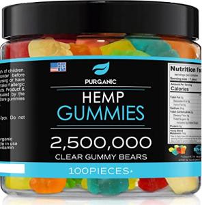 Purganic Hemp Gummies - 100% Natural Fruit Flavors