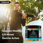 Purganic Hemp Gummies - 100% Natural Fruit Flavors