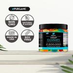 Purganic Hemp Gummies - 100% Natural Fruit Flavors