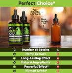 Organic Hemp Oil Drops for Pet Wellness (2 Pack)