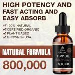 High Potency Hemp Oil Drops for Pain Relief