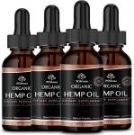Maximum Strength Hemp Oil - 4 Pack CO2 Extract
