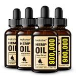 4-Pack High Potency Hemp Oil for Relaxation