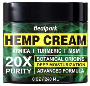 Healpark Hemp Cream with Arnica and Turmeric