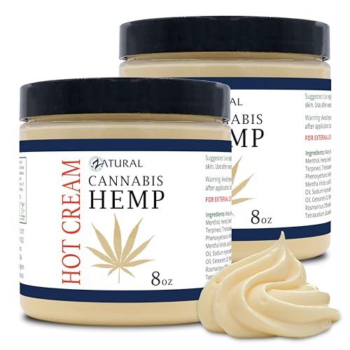 Zatural Hemp Hot Cream with Essential Oils - 8oz