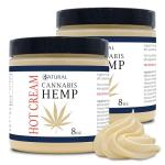 Zatural Hemp Hot Cream with Essential Oils - 8oz