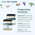 Zatural Hemp Hot Cream with Essential Oils - 8oz