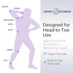 Hemp Power Muscle Relief Cream with Menthol & Arnica