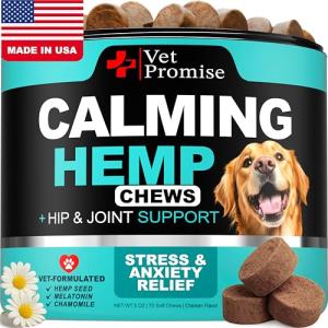 Soothing Hemp Dog Chews for Anxiety Relief