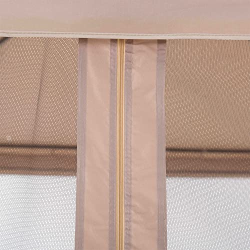 Sunjoy 10'x10' Steel Gazebo with Netting