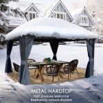 Kozyard Alexander 10'x12' Aluminum Hardtop Gazebo