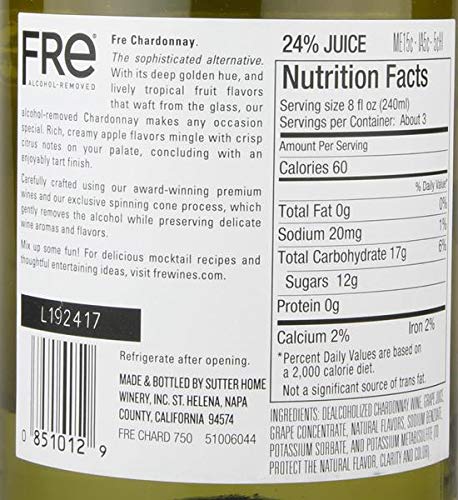 Non-Alcoholic Chardonnay Experience Bundle, 6-Pack, 750ML