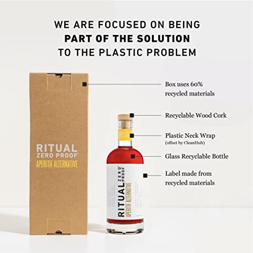 RITUAL ZERO PROOF Aperitif - Award-Winning Non-Alcoholic Spirit