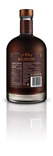 Lyre's Rum & Cola Set - Lyre's Dark Cane Non-Alcoholic Spirit (Dark Rum Style) | Gold Medal Winner | 23.7 Fl Oz (with 1 Pack of 4 X 200ml Fever-Tree Madagascan Cola)