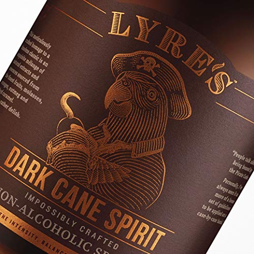 Lyre's Rum & Cola Set - Lyre's Dark Cane Non-Alcoholic Spirit (Dark Rum Style) | Gold Medal Winner | 23.7 Fl Oz (with 1 Pack of 4 X 200ml Fever-Tree Madagascan Cola)