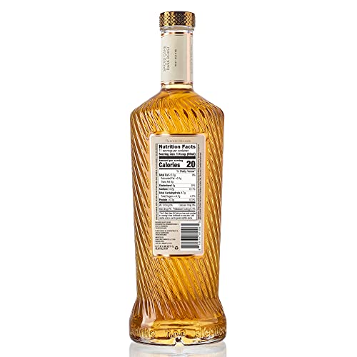 FLUÈRE RUM ALTERNATIVE – Spiced Cane Dark Roast, Non-Alcoholic Distilled Spirit with Sugar Cane Molasses, 23.7 Fl Oz | Created for Cocktails