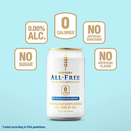 Suntory ALL-FREE: 6-pack of Crisp Non Alcoholic Drink