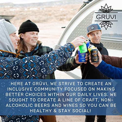 Gruvi Non-Alcoholic Beer & Wine Variety Pack