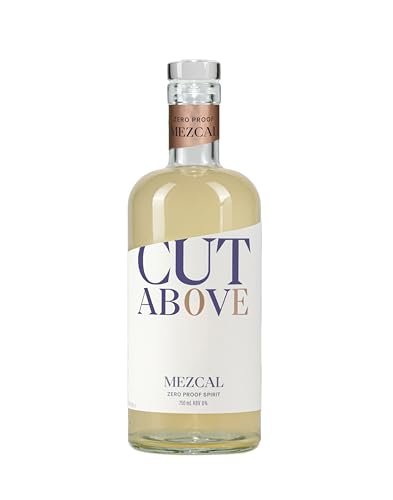 CUT ABOVE Zero Alcohol Mezcal | Premium Zero Proof Spirit | Non-Alcoholic | Alcohol Free Cocktails | 25.4 fl. oz. (750mL)