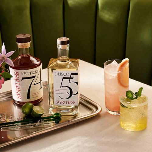 SPIRITLESS Jalisco 55 | Non-Alcoholic Tequila Spirit | Fully Distilled Mocktail & Cocktail Ingredient | For Halfsies or Fully Spiritless | Non-GMO & Vegan | 375 ml (Pack of 1)