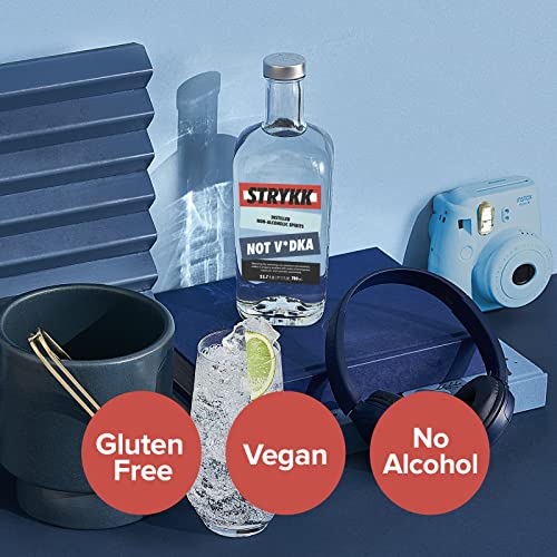STRYKK NOT VODKA | Zero Proof Non Alcoholic Spirit Alternative With Warming Spice and Cooling Menthol | All Natural, No Sugar, Fat, Carbs, or Artificial Flavors 700ml