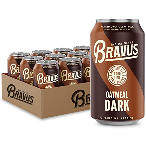 Bravus Oatmeal Dark Brew - 12 Pack, 12 Fl Oz Cans
