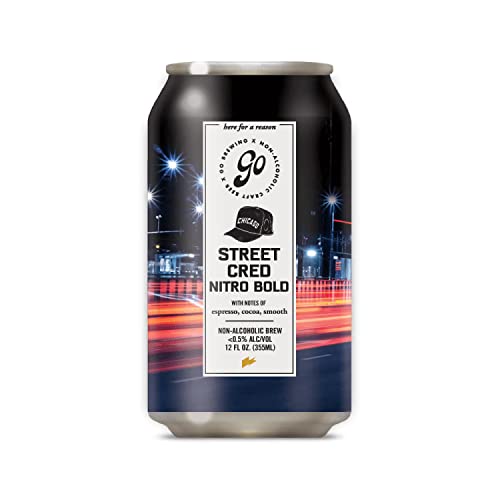 Street Cred Bold Stout - Crafted Non Alcoholic Beer