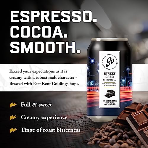 Street Cred Bold Stout - Crafted Non Alcoholic Beer