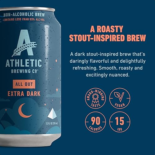 Athletic Brewing: All Out Extra Dark, 12 Pack