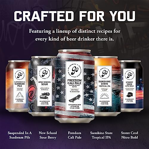 Street Cred Bold Stout - Crafted Non Alcoholic Beer