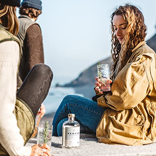 Pentire Adrift 70cl - Botanical Non Alcoholic Gin - Distilled from Native Cornish Plants - No Added Sugar - Vegan - No Artificial Flavours & Colourings - Alcohol Free Spirit