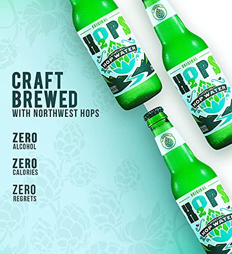 H2OPS Sparkling Hop Water - Original, Craft Brewed