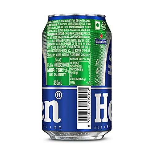 Heineken 0.0 Non Alcoholic Lager, 12 x 330ml
